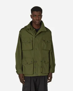 C/N Oxford Stoff Feldmantel Olive