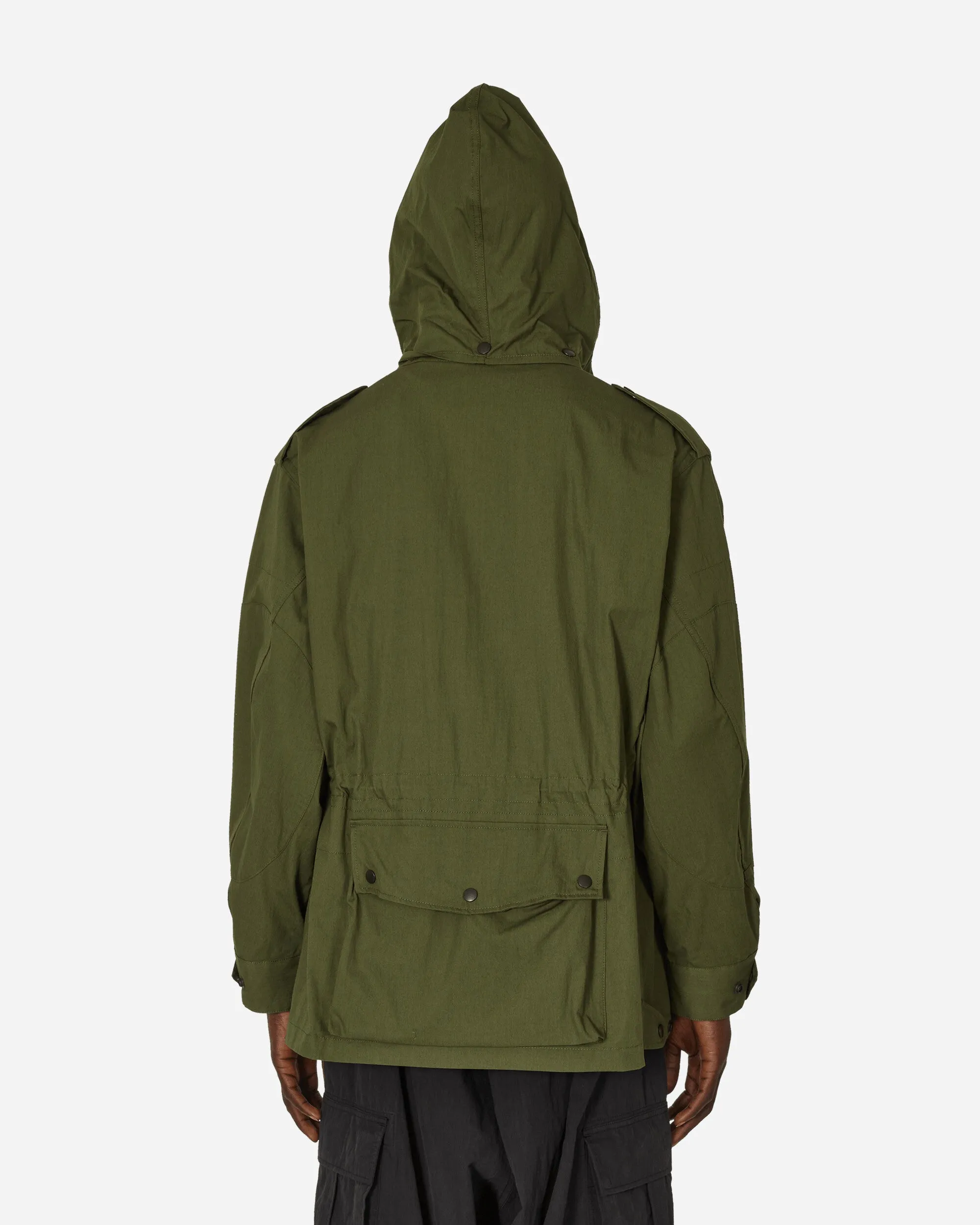 C/N Oxford Stoff Feldmantel Olive