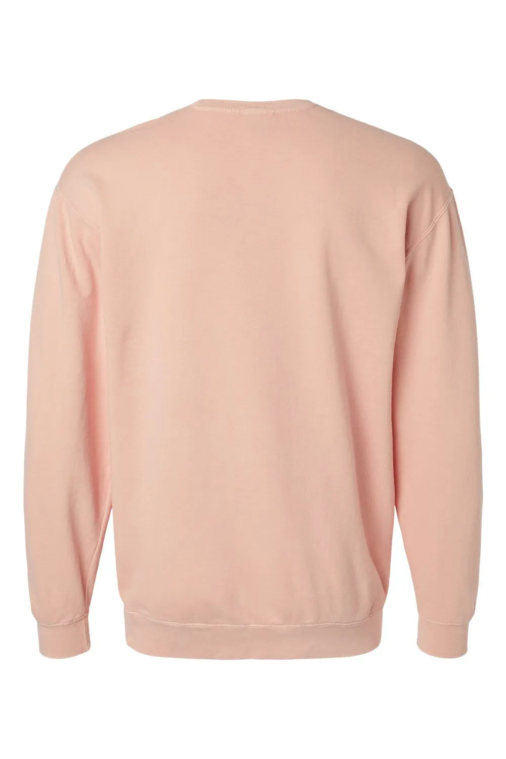 Comfort Colors Herren Fleece Pullover mit Rundhalsausschnitt - Pfirsichfarben