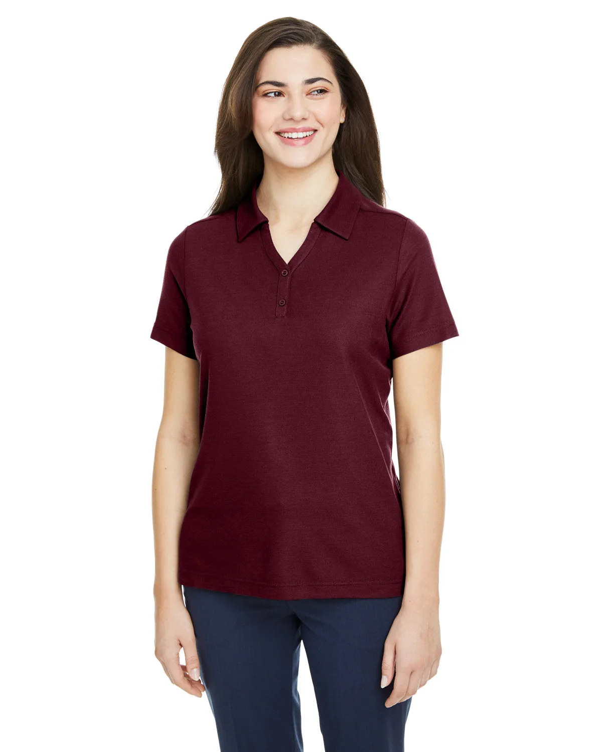 Core 365 CE112W Damen Fusion ChromaSoft Piqué Polo