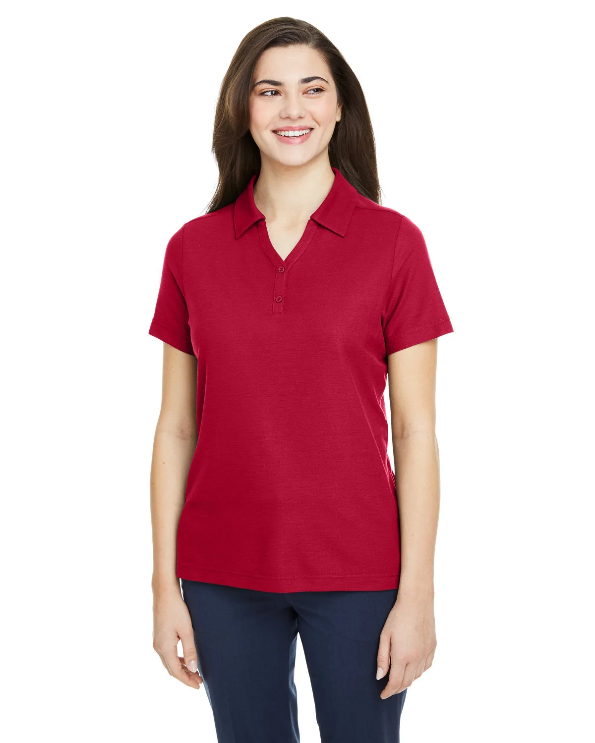 Core 365 CE112W Damen Fusion ChromaSoft Piqué Polo