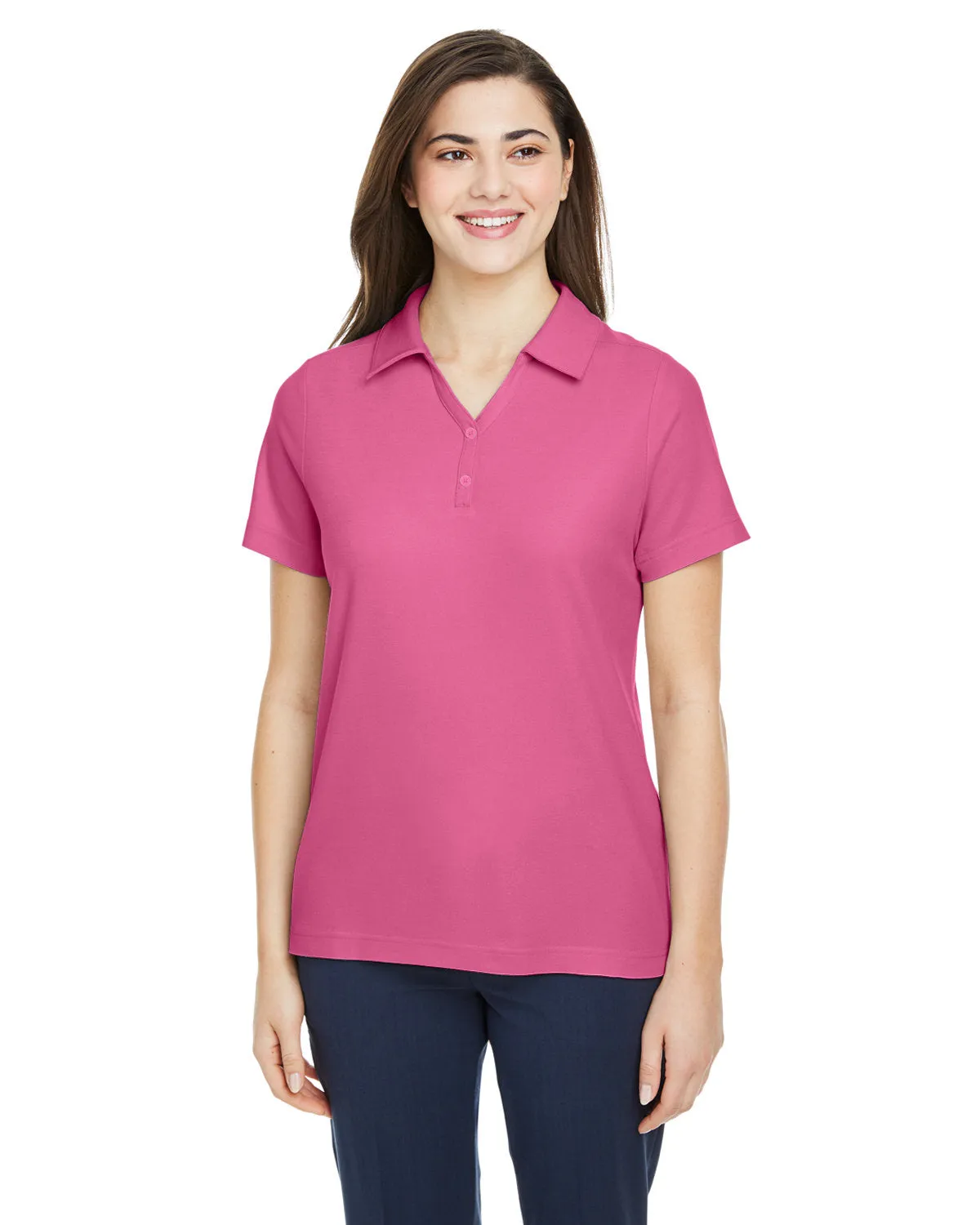 Core 365 CE112W Damen Fusion ChromaSoft Piqué Polo