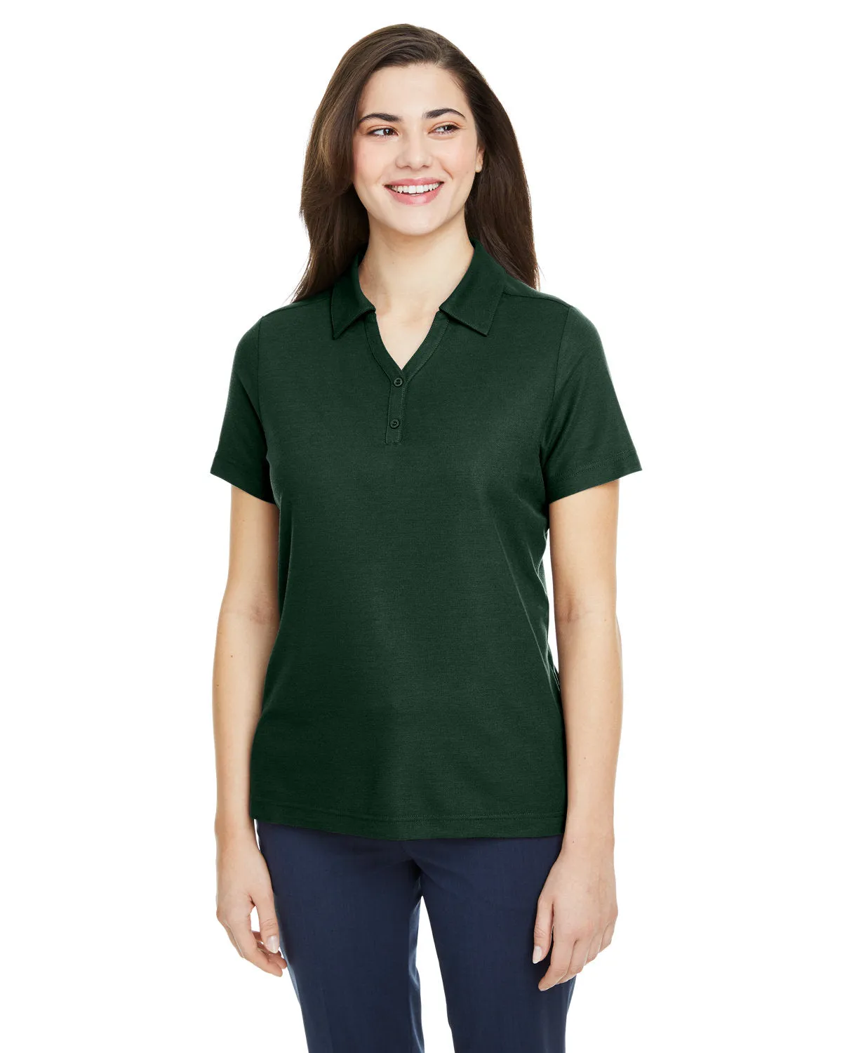 Core 365 CE112W Damen Fusion ChromaSoft Piqué Polo