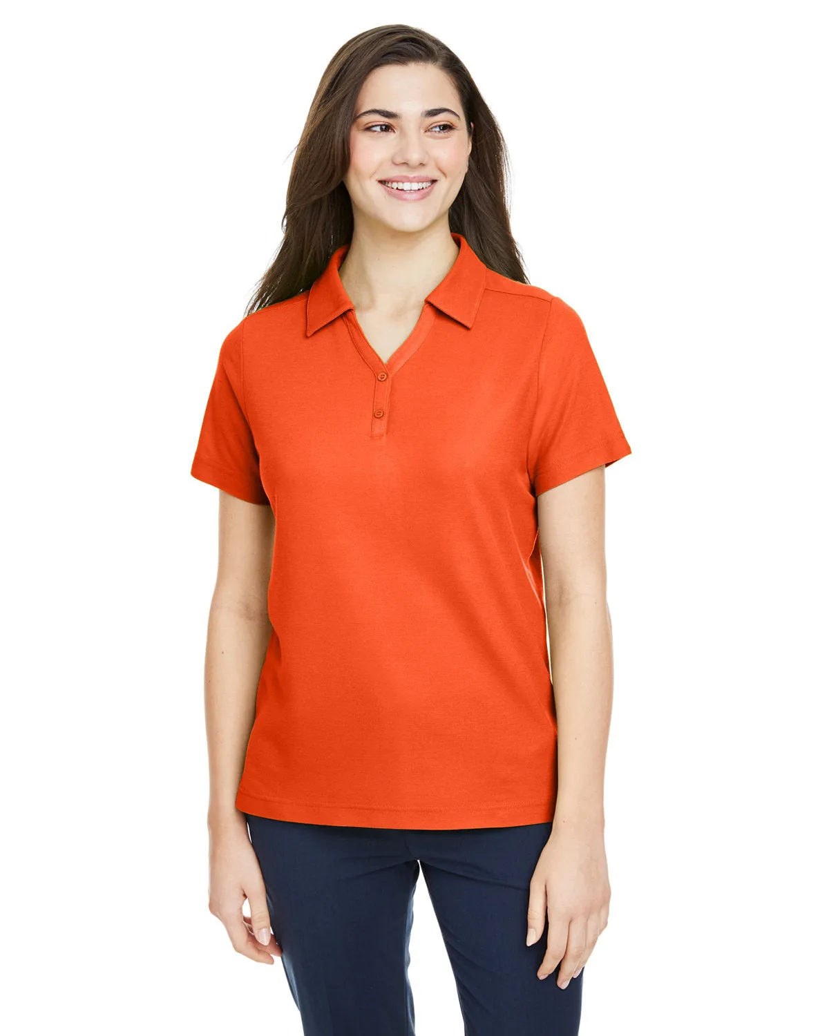 Core 365 CE112W Damen Fusion ChromaSoft Piqué Polo