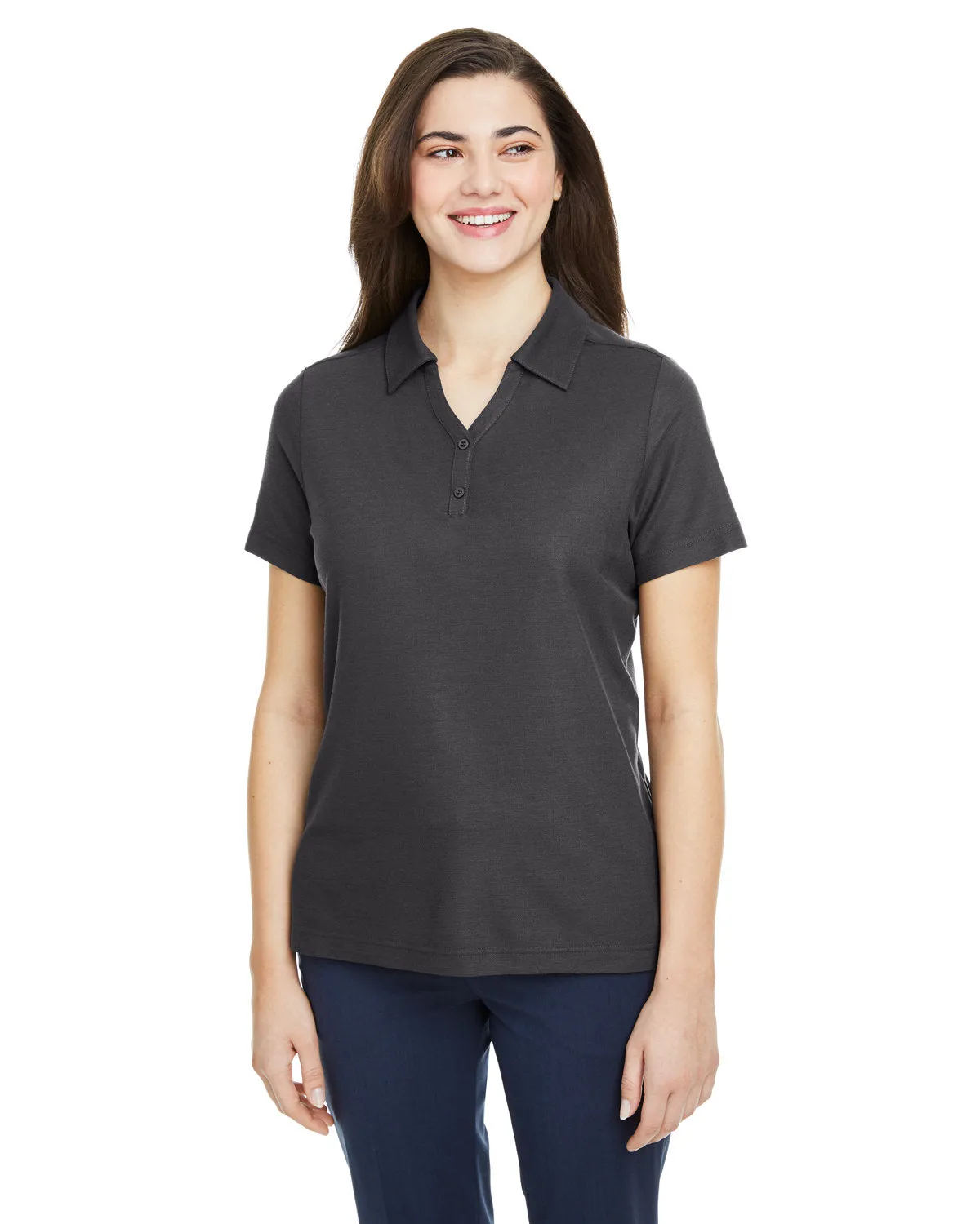 Core 365 CE112W Damen Fusion ChromaSoft Piqué Polo