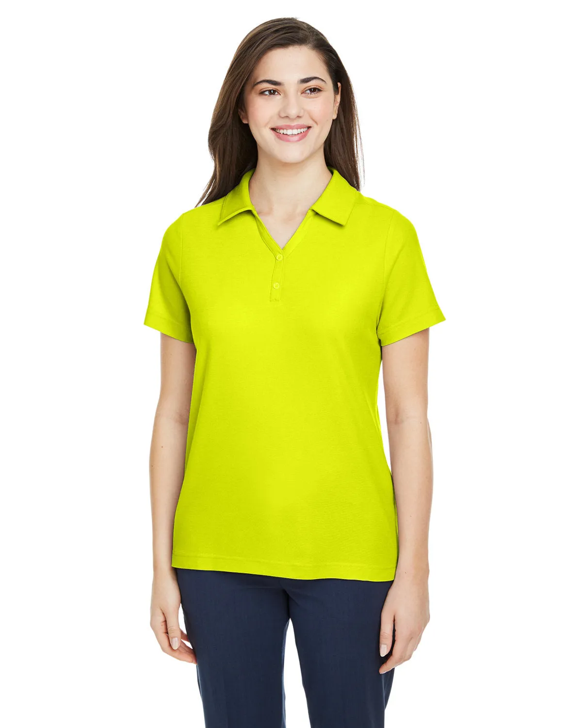 Core 365 CE112W Damen Fusion ChromaSoft Piqué Polo