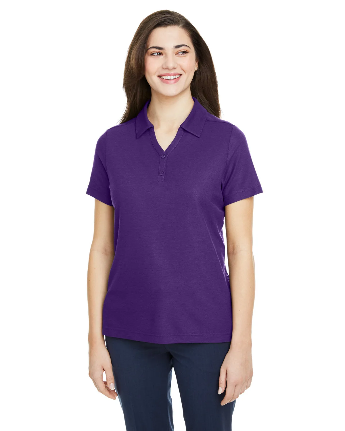 Core 365 CE112W Damen Fusion ChromaSoft Piqué Polo