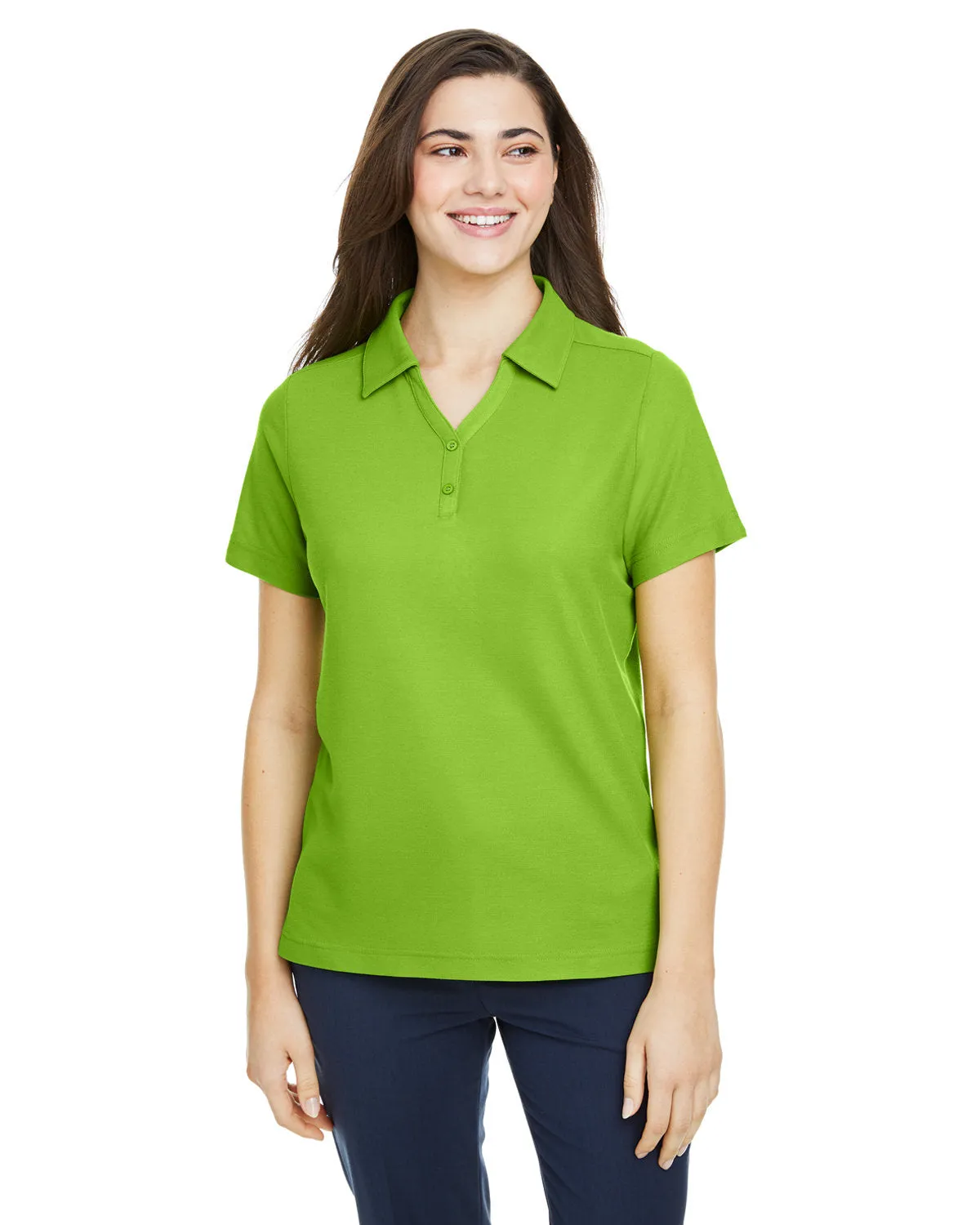 Core 365 CE112W Damen Fusion ChromaSoft Piqué Polo