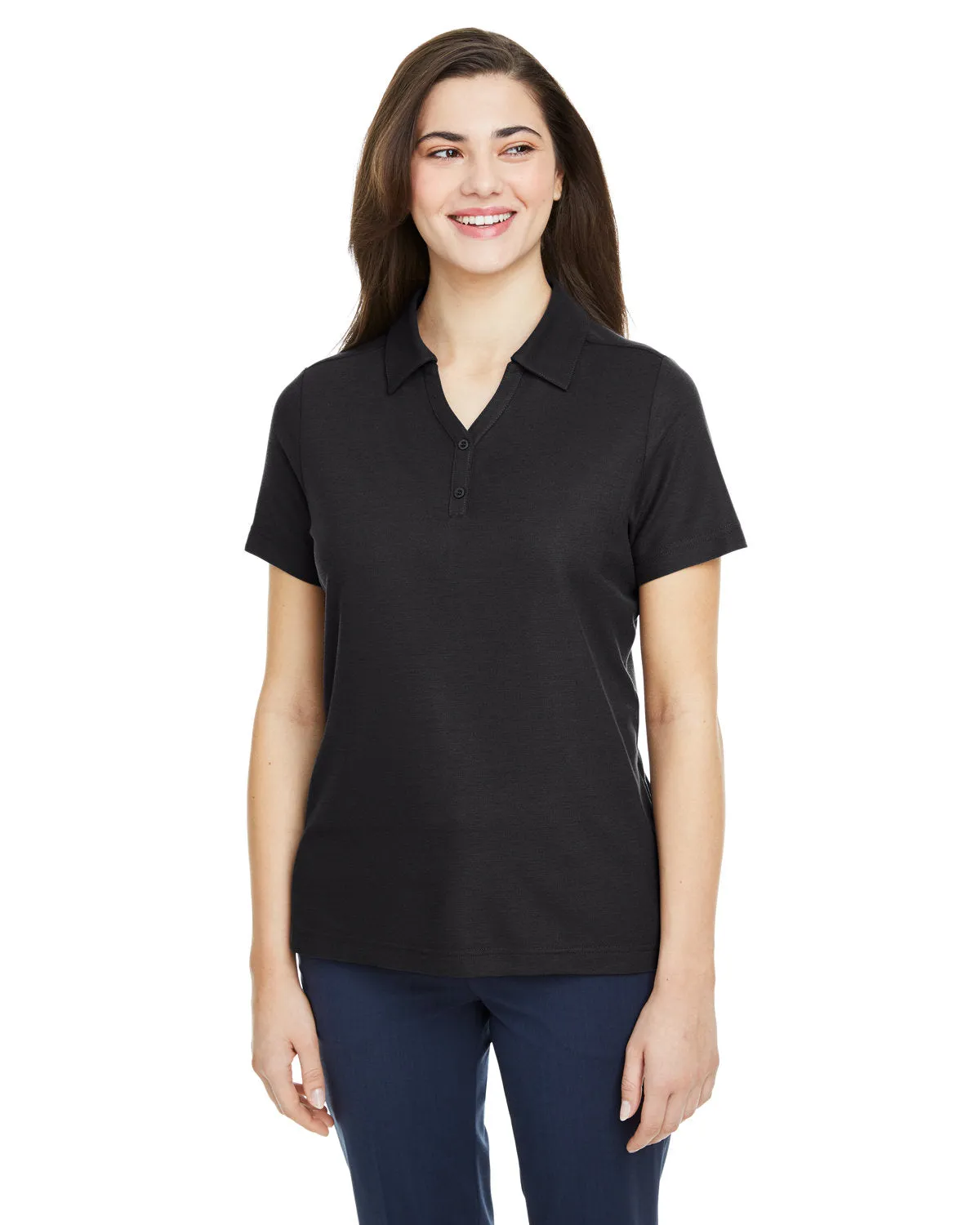 Core 365 CE112W Damen Fusion ChromaSoft Piqué Polo
