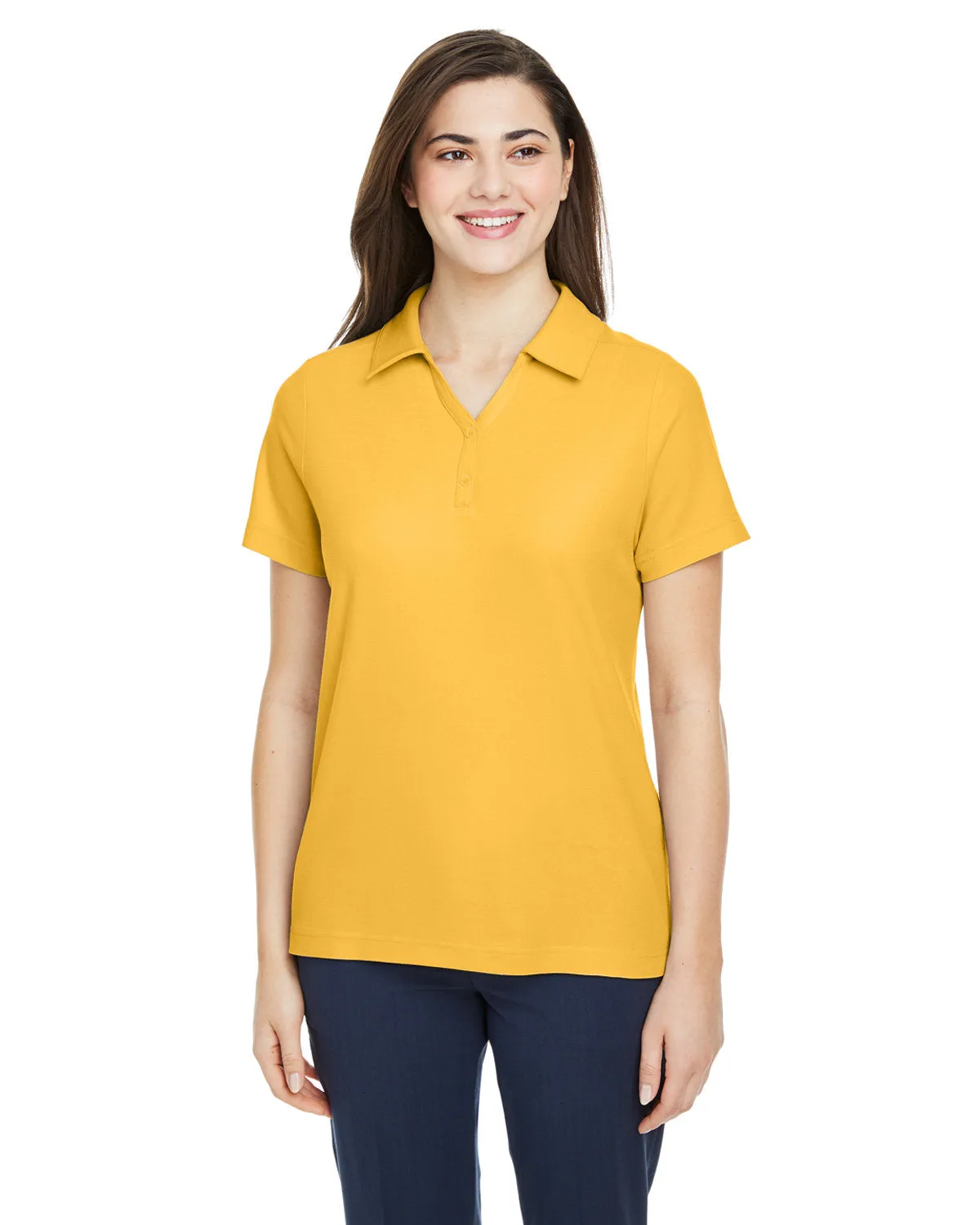 Core 365 CE112W Damen Fusion ChromaSoft Piqué Polo