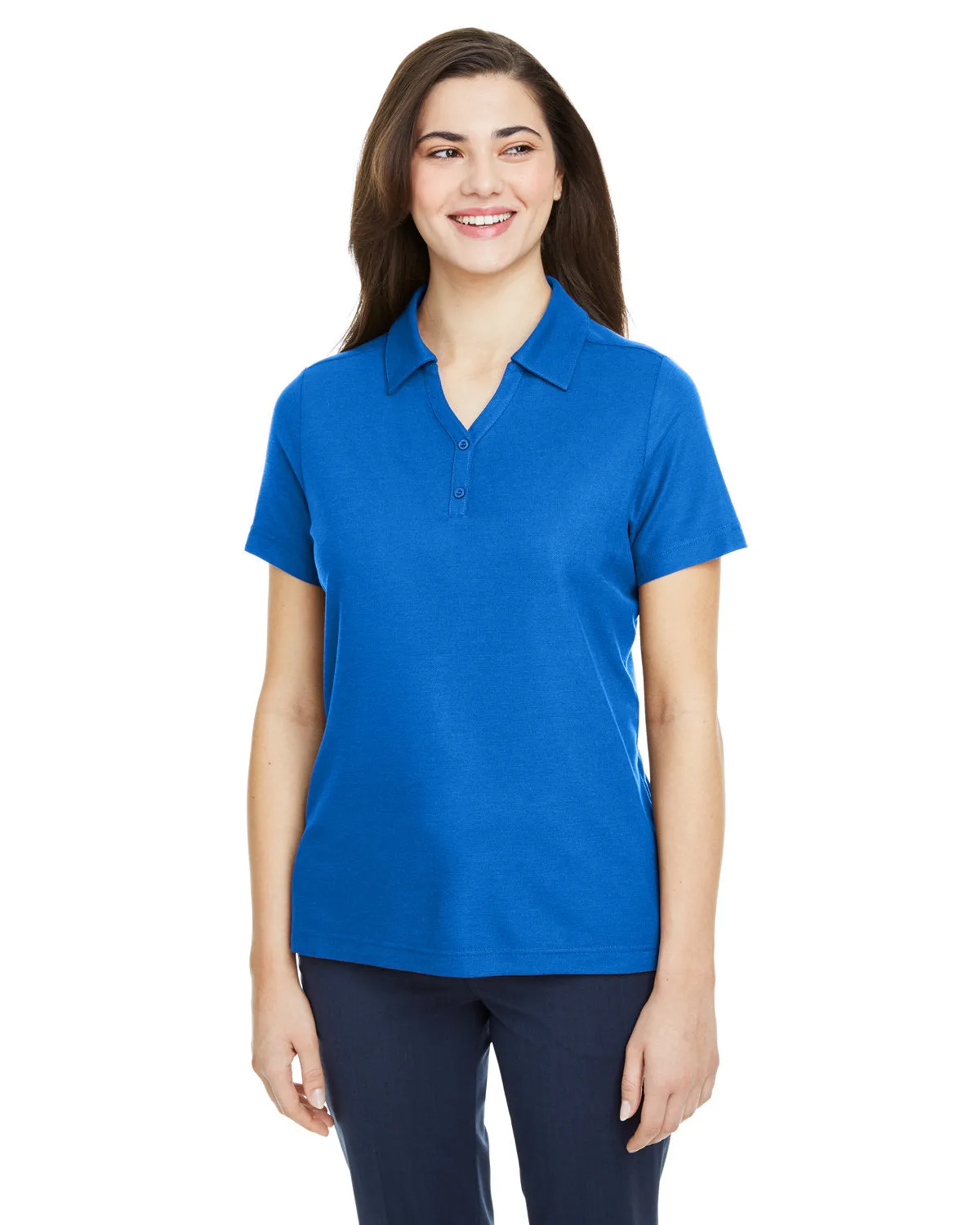 Core 365 CE112W Damen Fusion ChromaSoft Piqué Polo