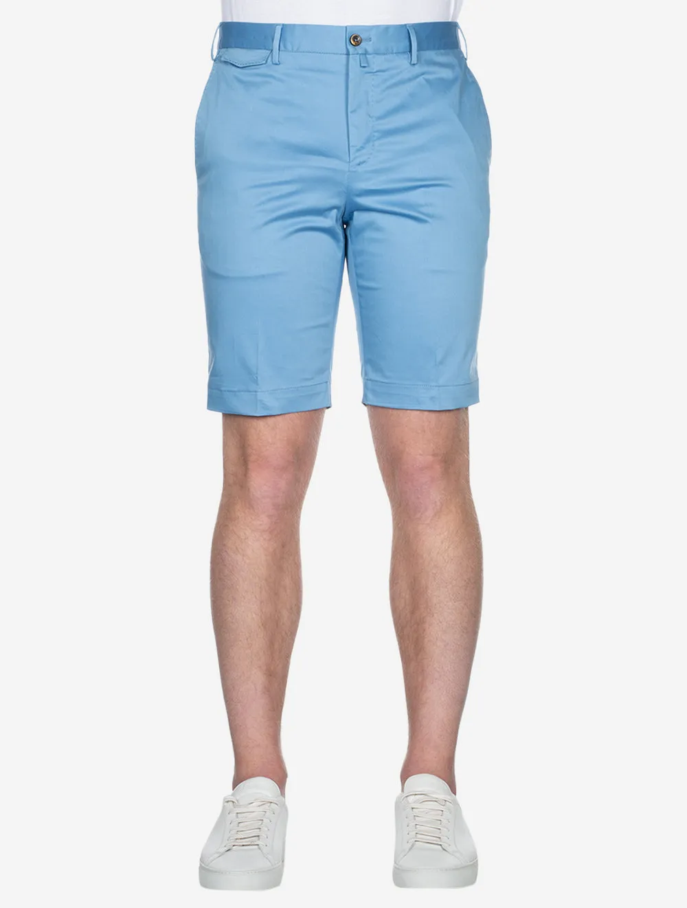 Baumwoll-Shorts Blau