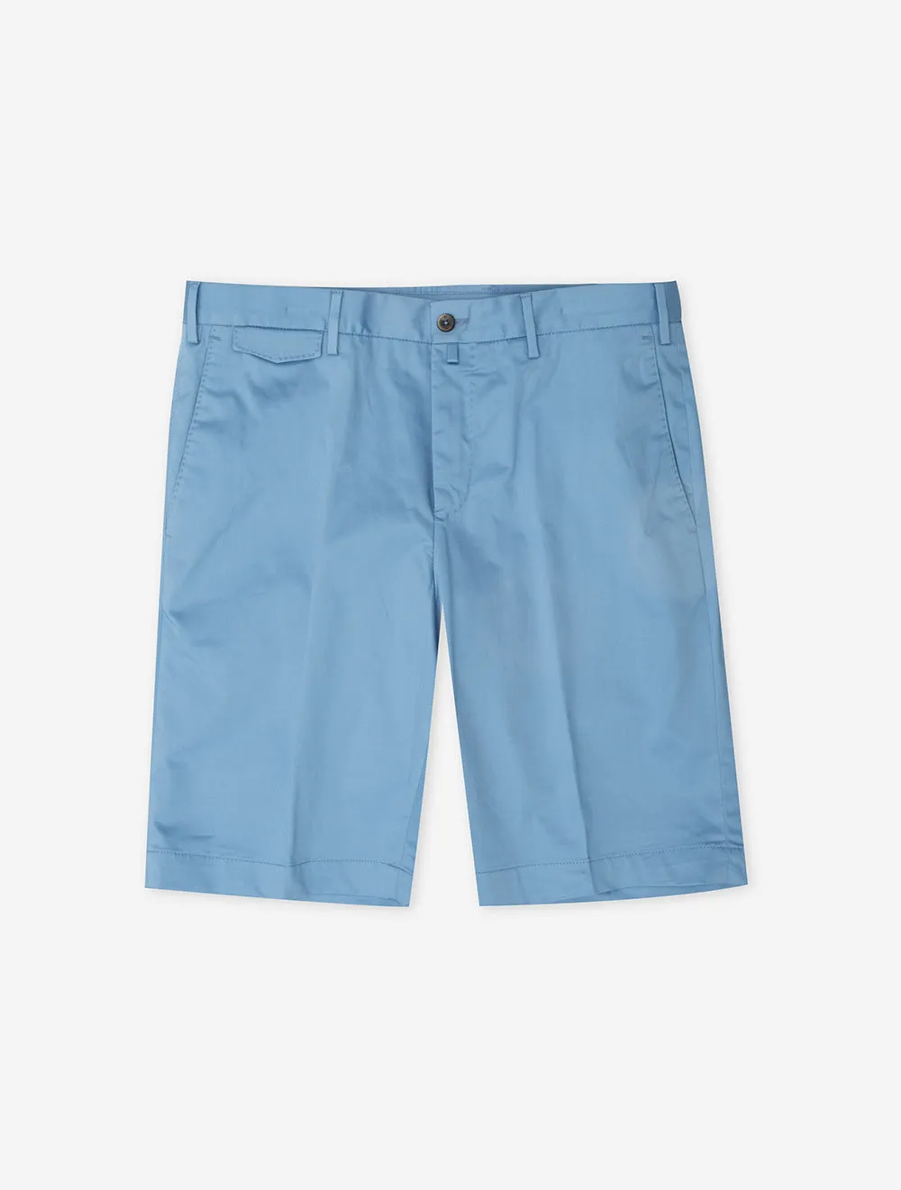 Baumwoll-Shorts Blau