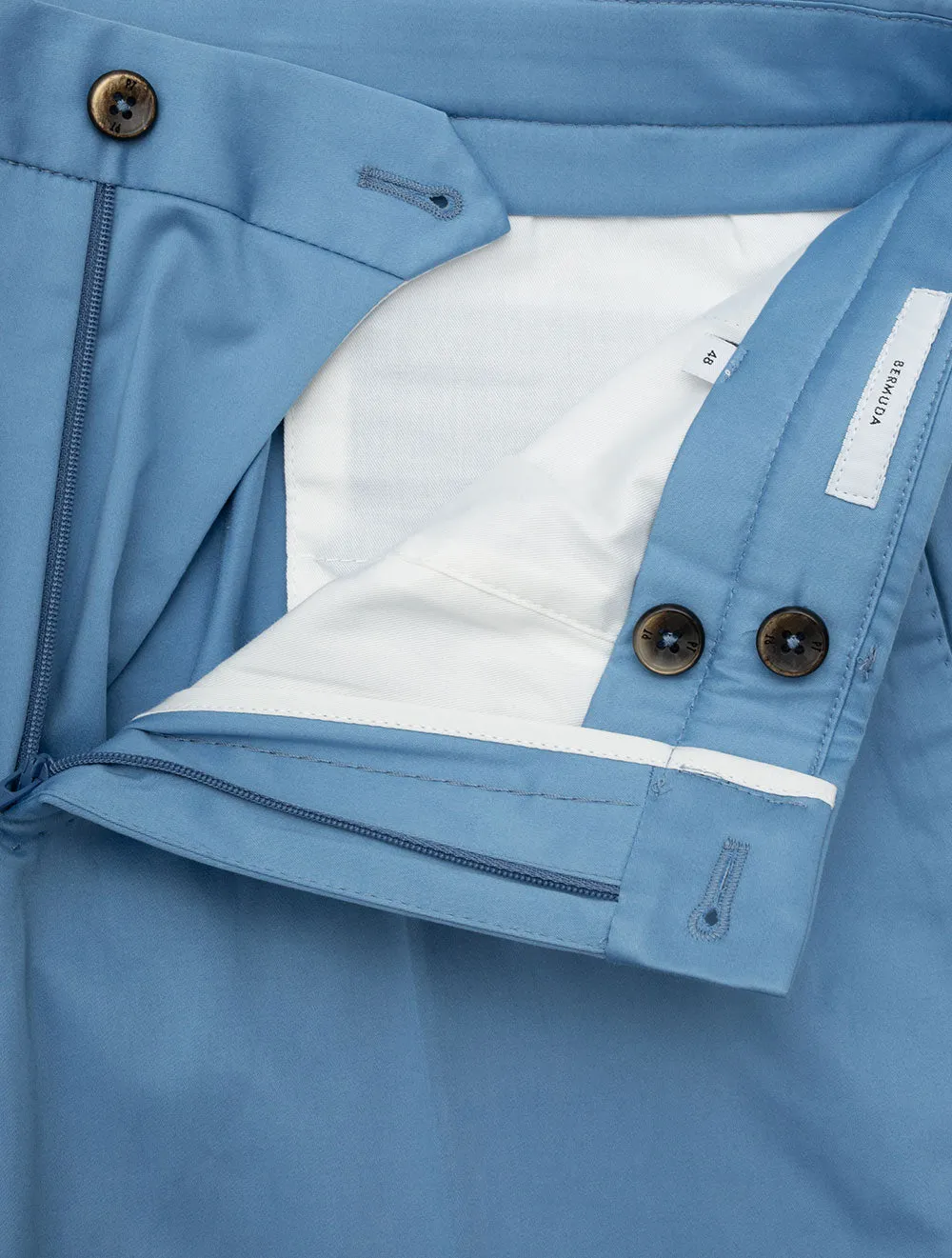 Baumwoll-Shorts Blau
