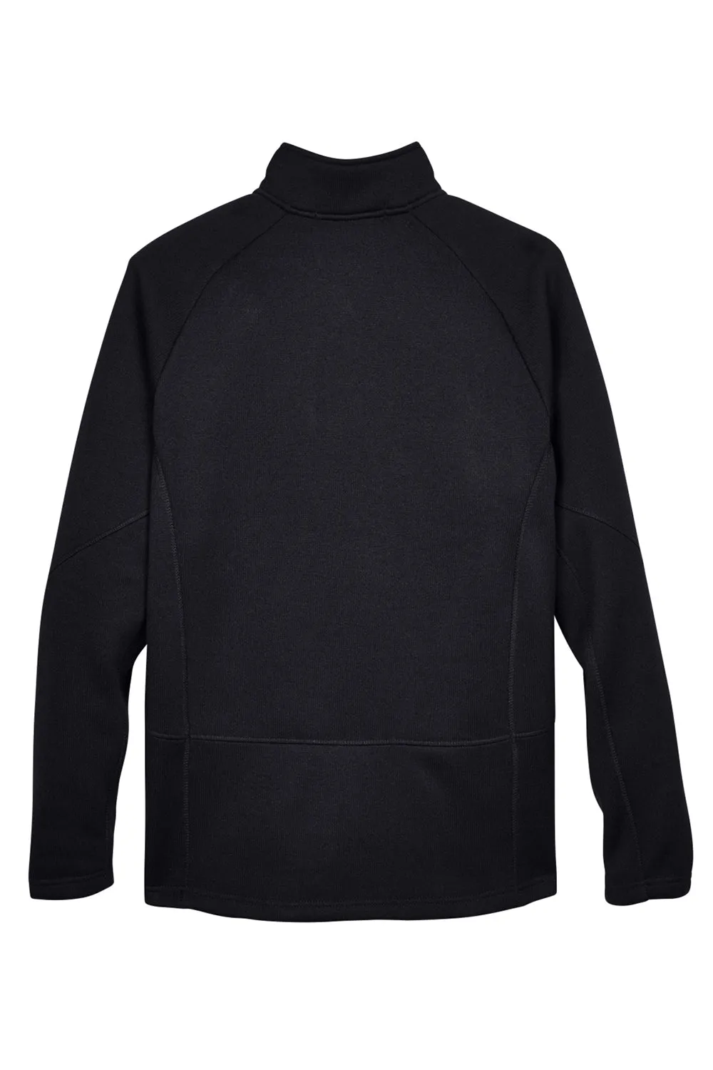 Devon & Jones Herren Bristol Pullover Fleece 1/4 Zip Sweatshirt mit Pillenresistenz - Schwarz