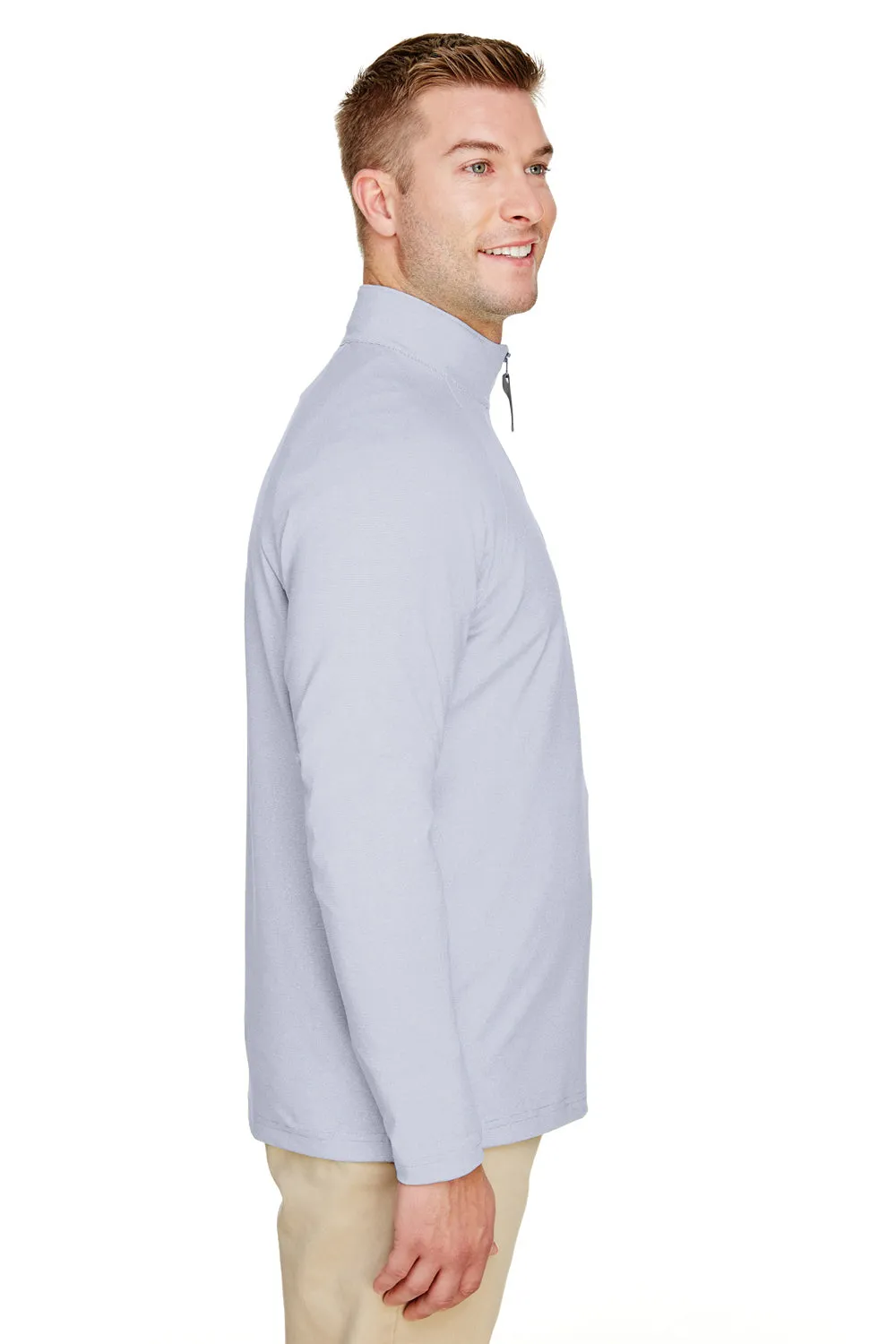 Devon & Jones Herren CrownLux Clubhouse Performance Feuchtigkeitstransportierendes 1/4-Zip Sweatshirt - Marineblau