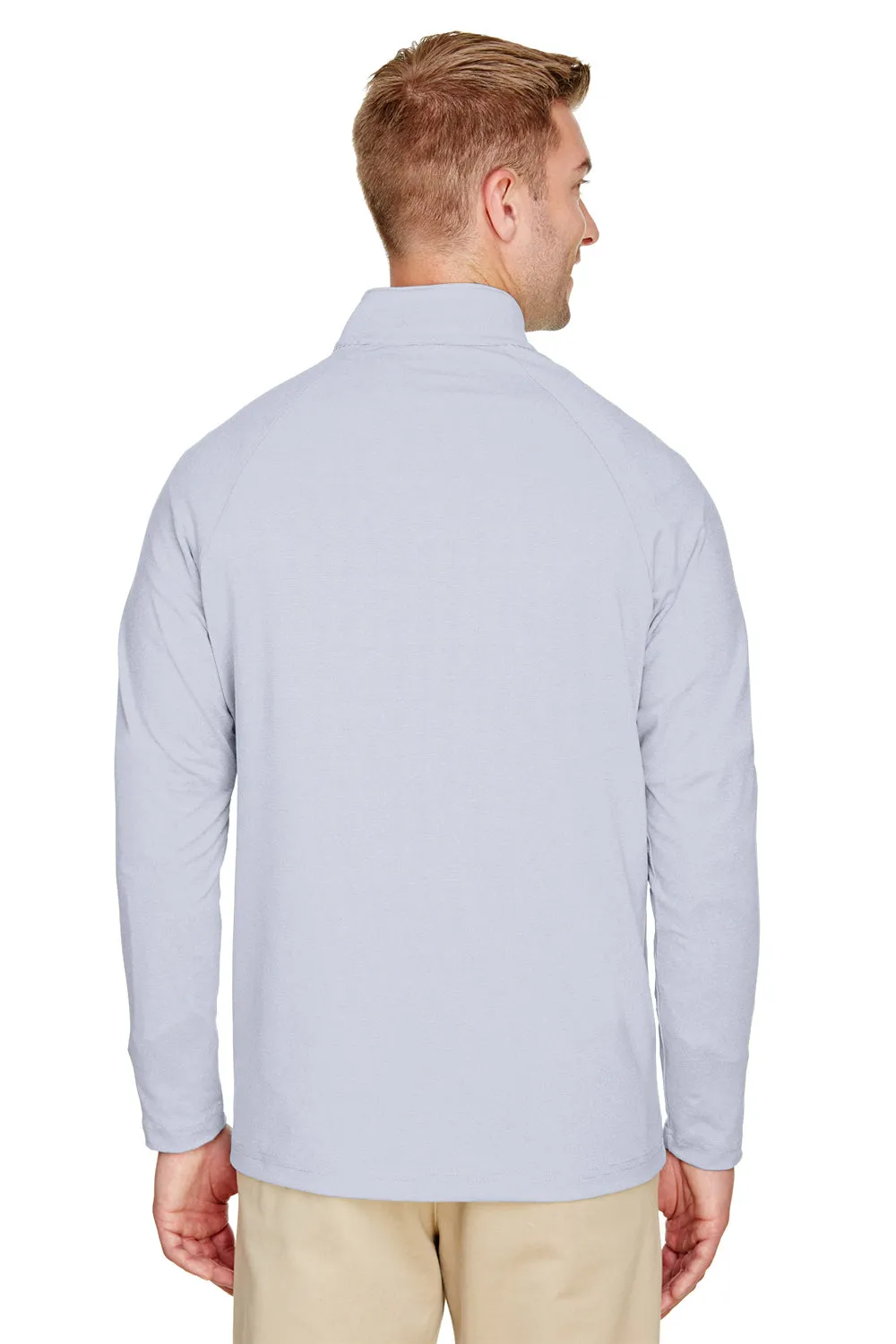 Devon & Jones Herren CrownLux Clubhouse Performance Feuchtigkeitstransportierendes 1/4-Zip Sweatshirt - Marineblau