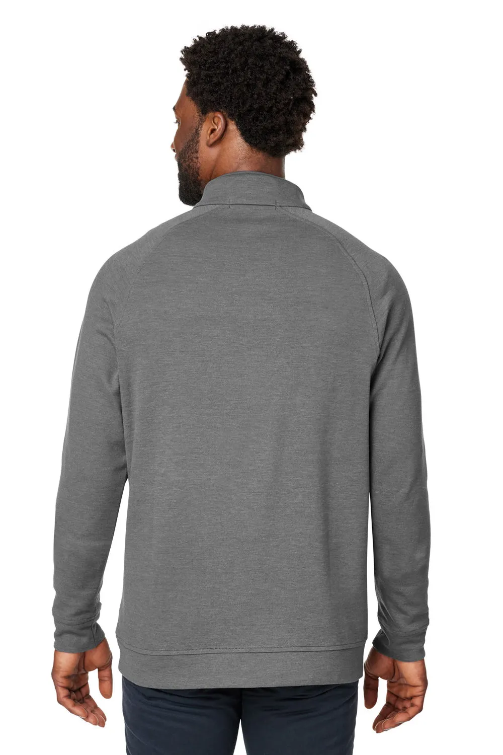 Devon & Jones Herren New Classics Charleston 1/4-Zip Sweatshirt - Grau Melange