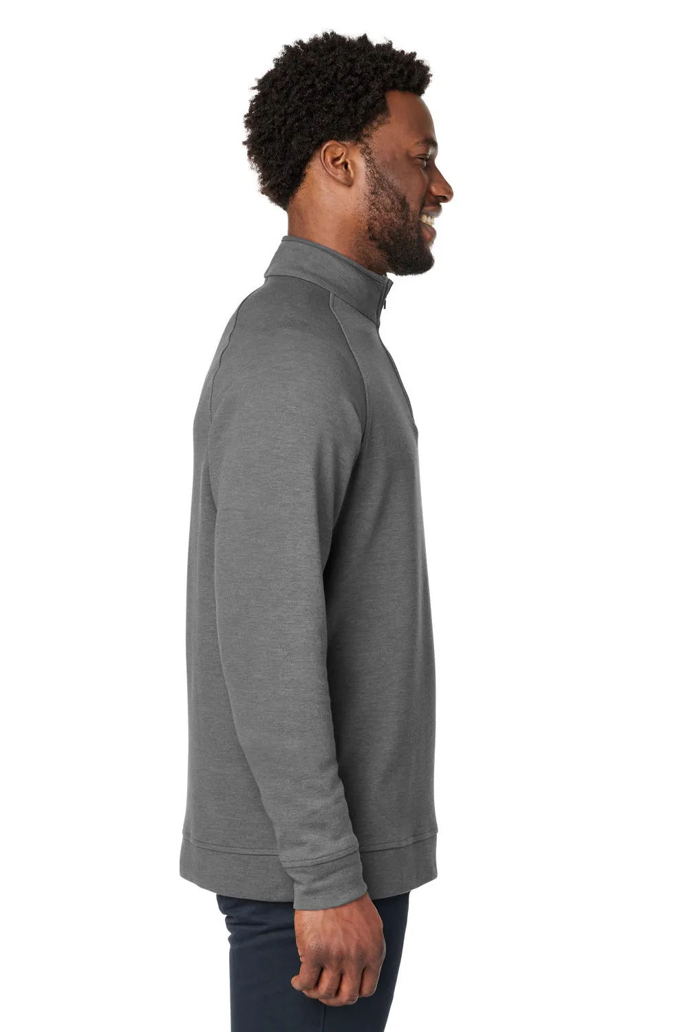 Devon & Jones Herren New Classics Charleston 1/4-Zip Sweatshirt - Grau Melange