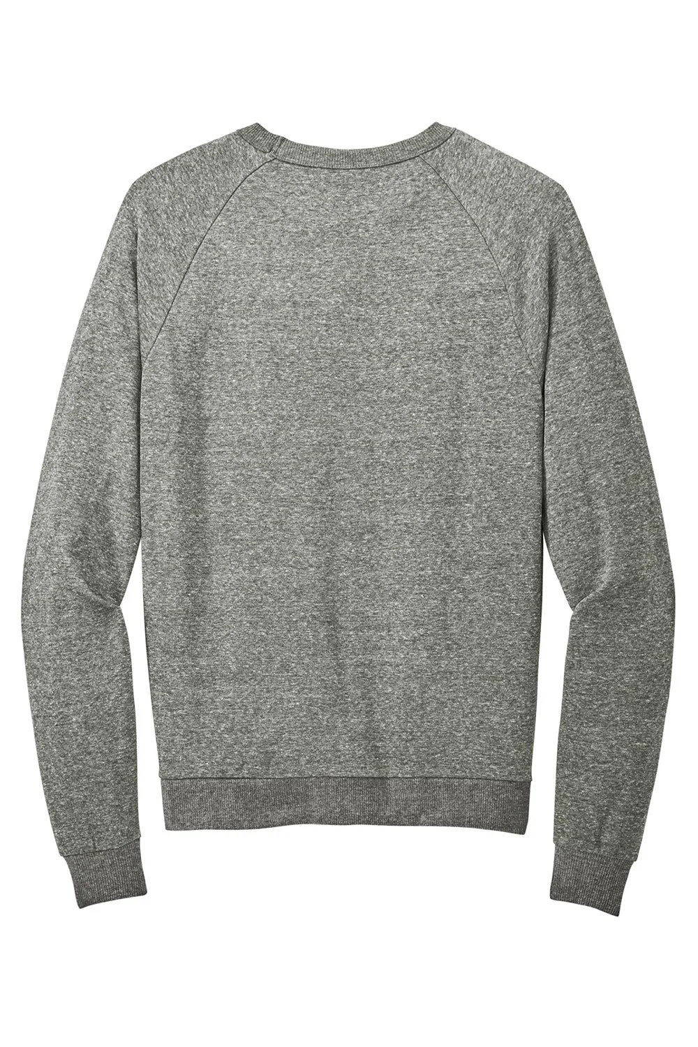 District Herren Perfektes Tri-Fleece Rundhalspullover - Meliertes Anthrazitgrau