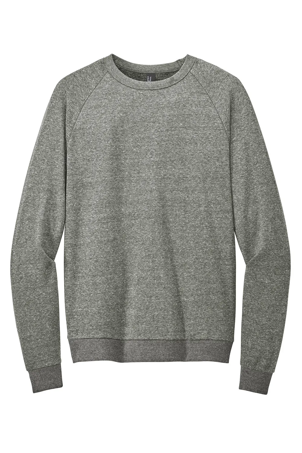 District Herren Perfektes Tri-Fleece Rundhalspullover - Meliertes Anthrazitgrau