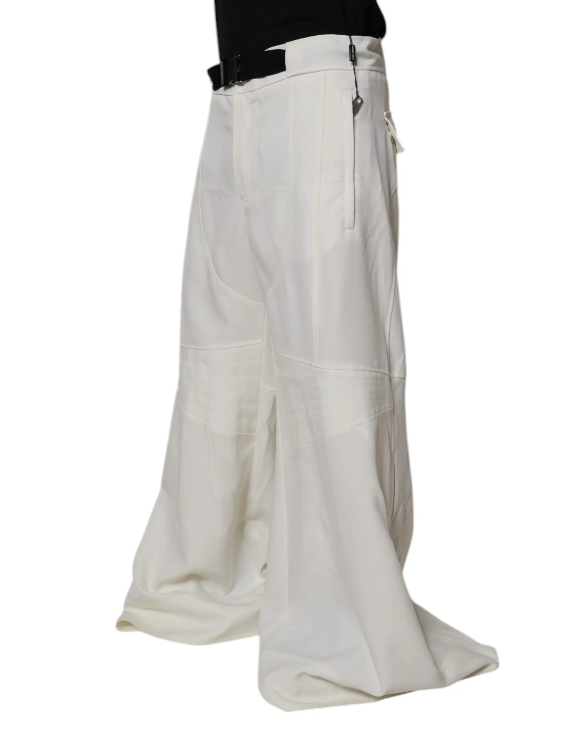 Dolce & Gabbana Mid Waist Weit geschnittene Herrenhose