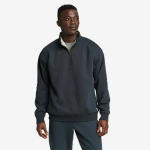 Eddie Bauer Herren Eddie Bauer Fleece Faux-Shearling gefütterter 1/4-Zip - Grau Eddie Bauer