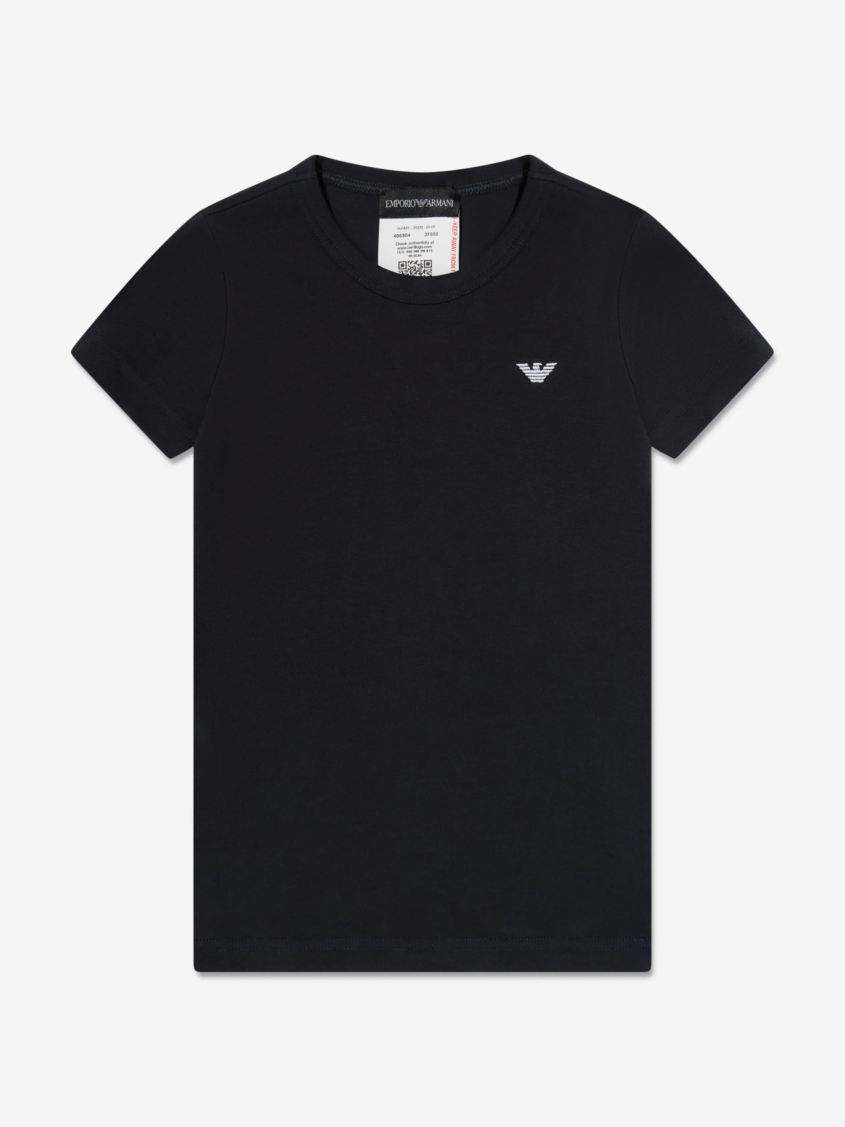 Emporio Armani Jungen 2er Pack T-Shirt-Set in Marineblau