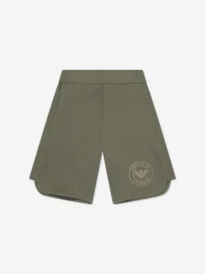 Emporio Armani Jungen Logo Shorts in Grün