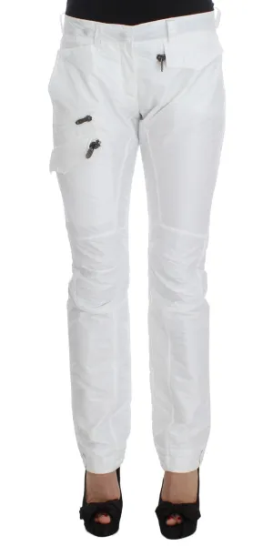 Ermanno Scervino Nylongefütterte Slim Fit Cargo Damenhose