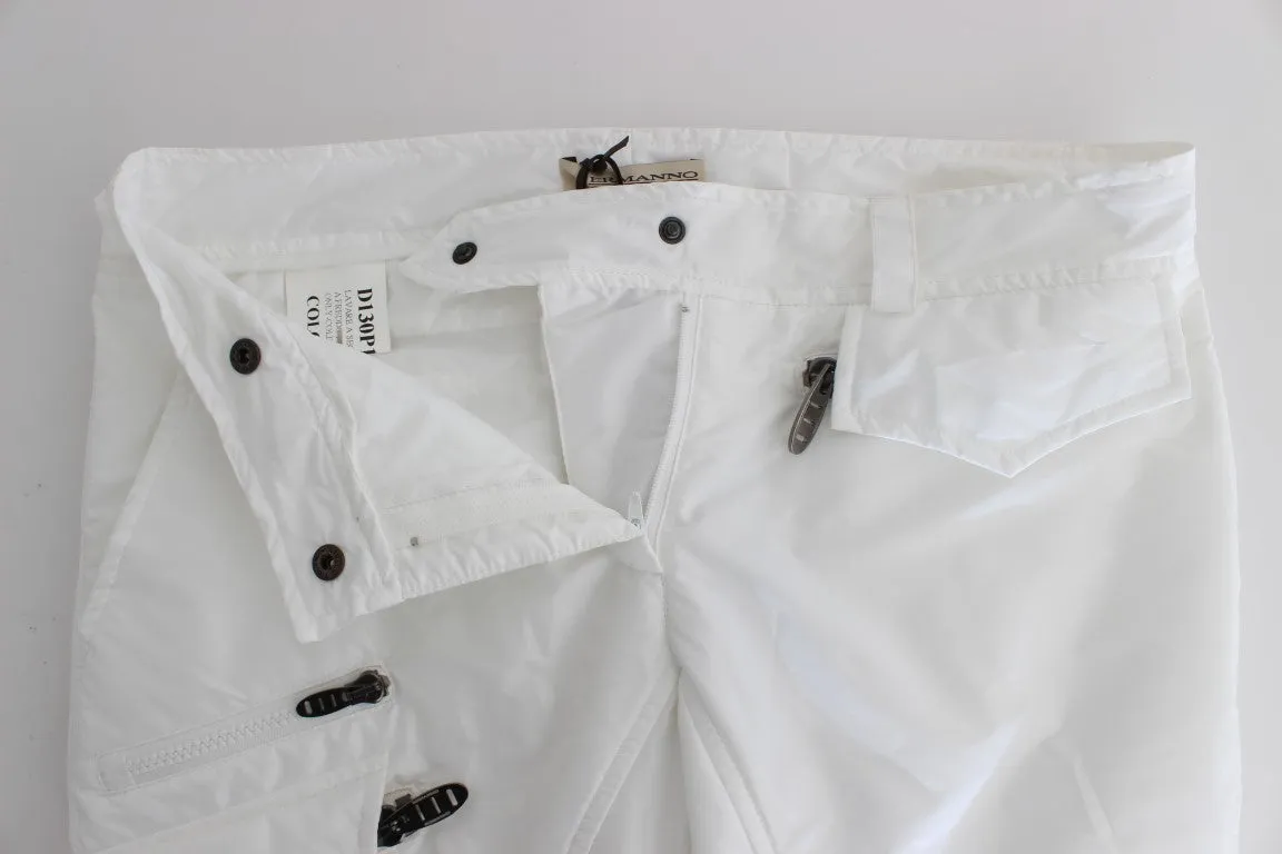 Ermanno Scervino Nylongefütterte Slim Fit Cargo Damenhose