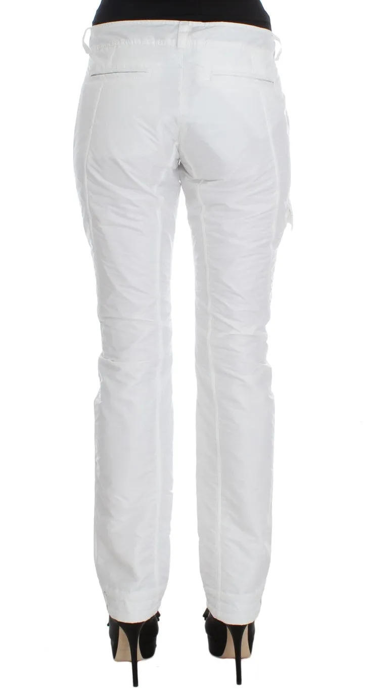 Ermanno Scervino Nylongefütterte Slim Fit Cargo Damenhose