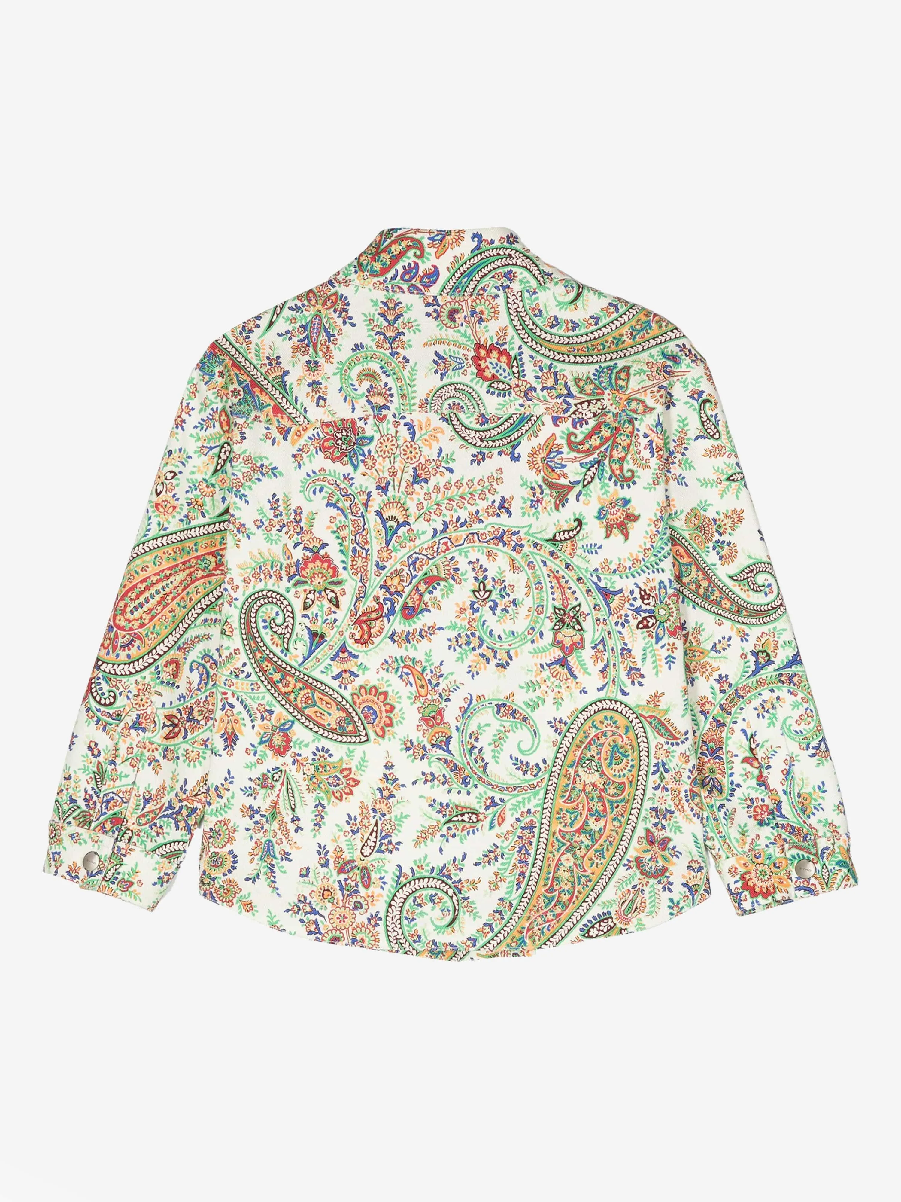 Etro Mädchen Blumen-Paisley-Jacke in Mehrfarben