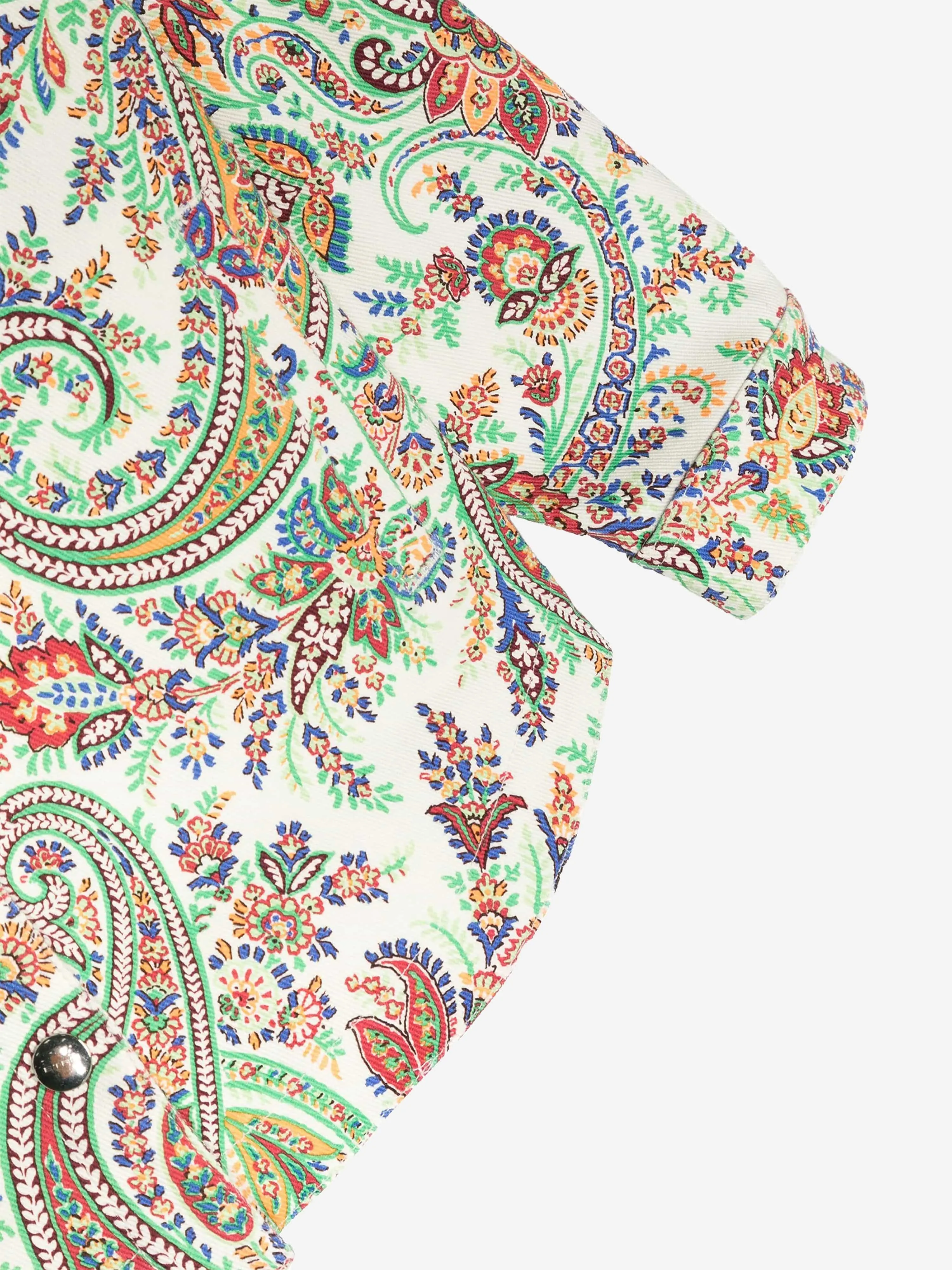 Etro Mädchen Blumen-Paisley-Jacke in Mehrfarben