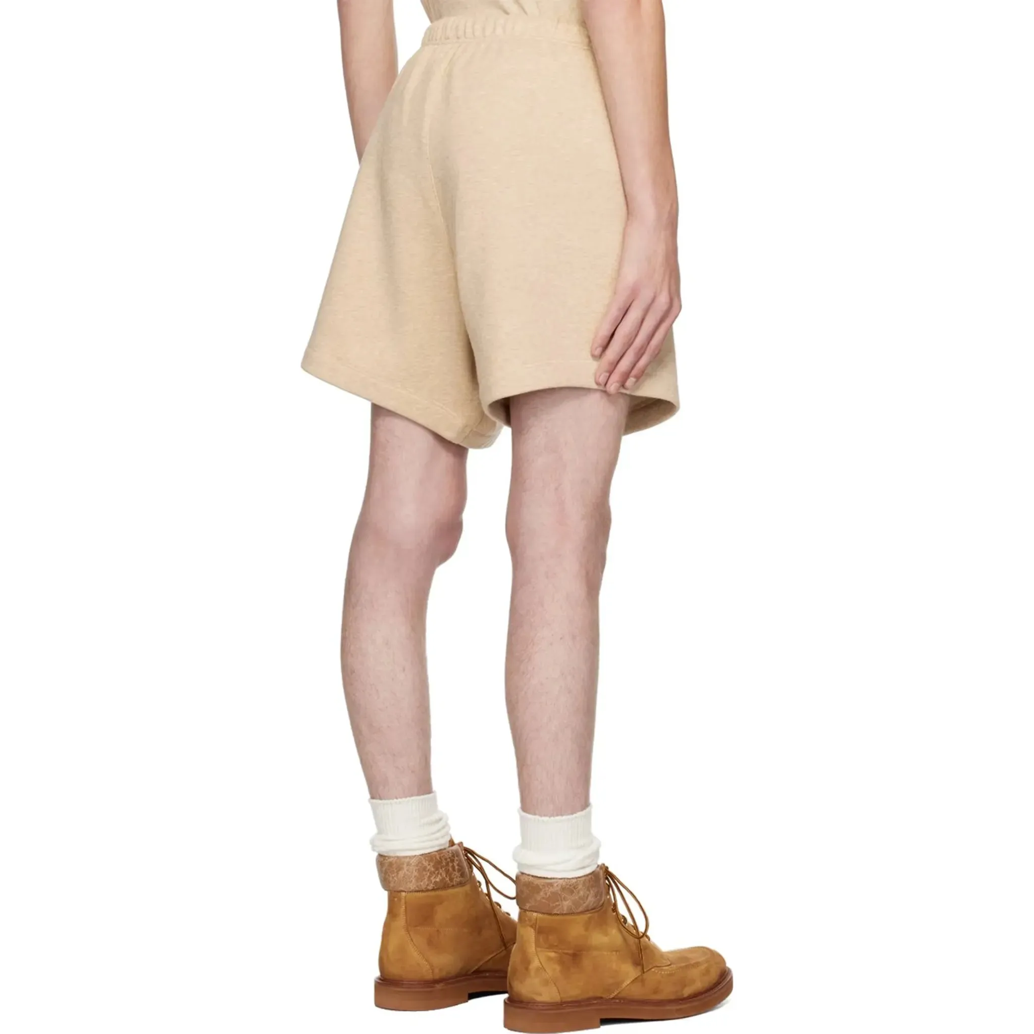 Fear Of God Essentials Gold Heather Shorts (FW23) Fear of God Essentials Kleidung