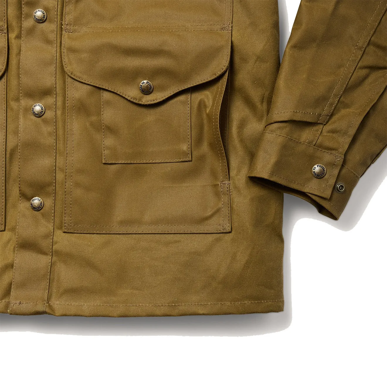 Filson Gefütterte Tin Cruiser Jacke Dunkelbeige