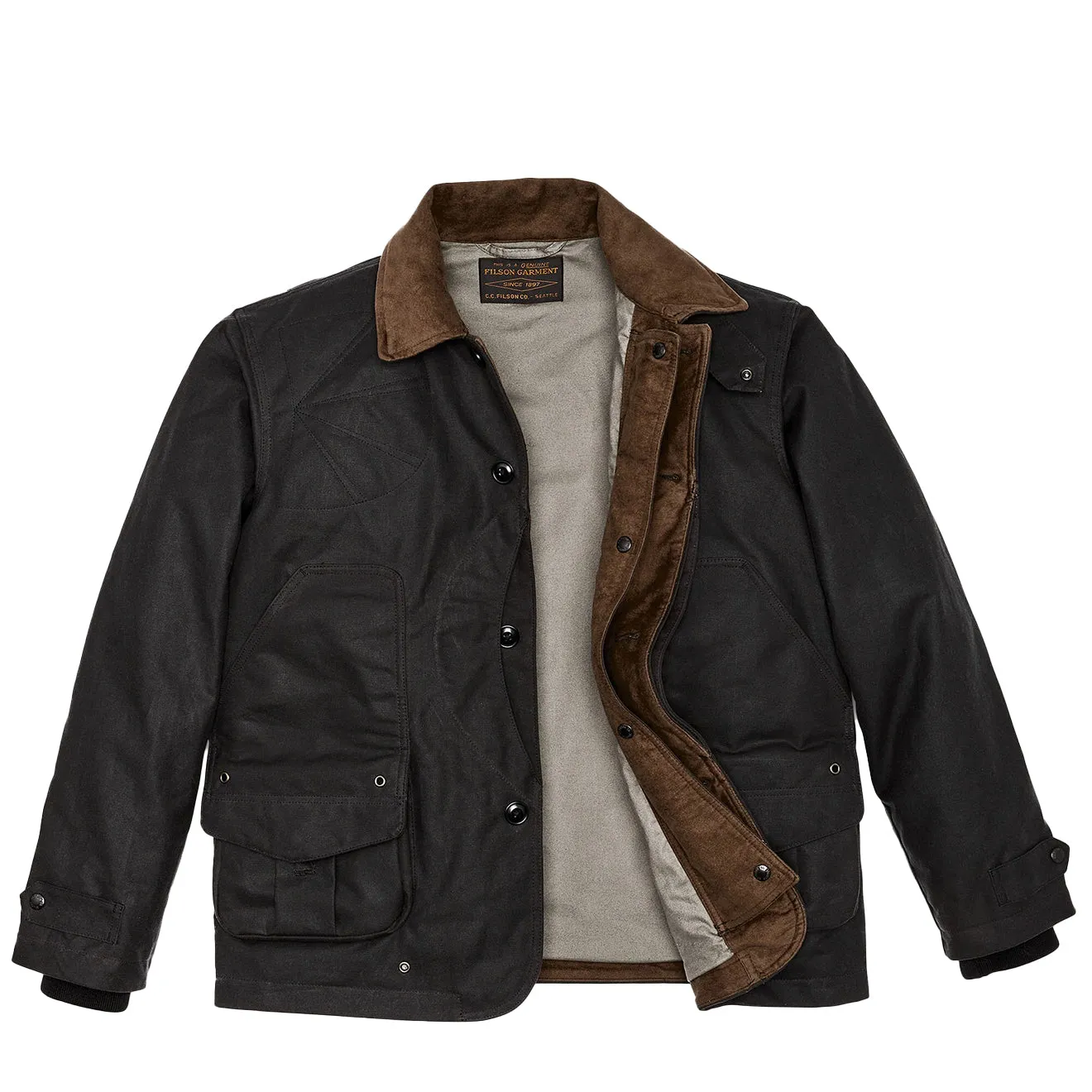 Filson Tin Cloth Jagdjacke Cinder