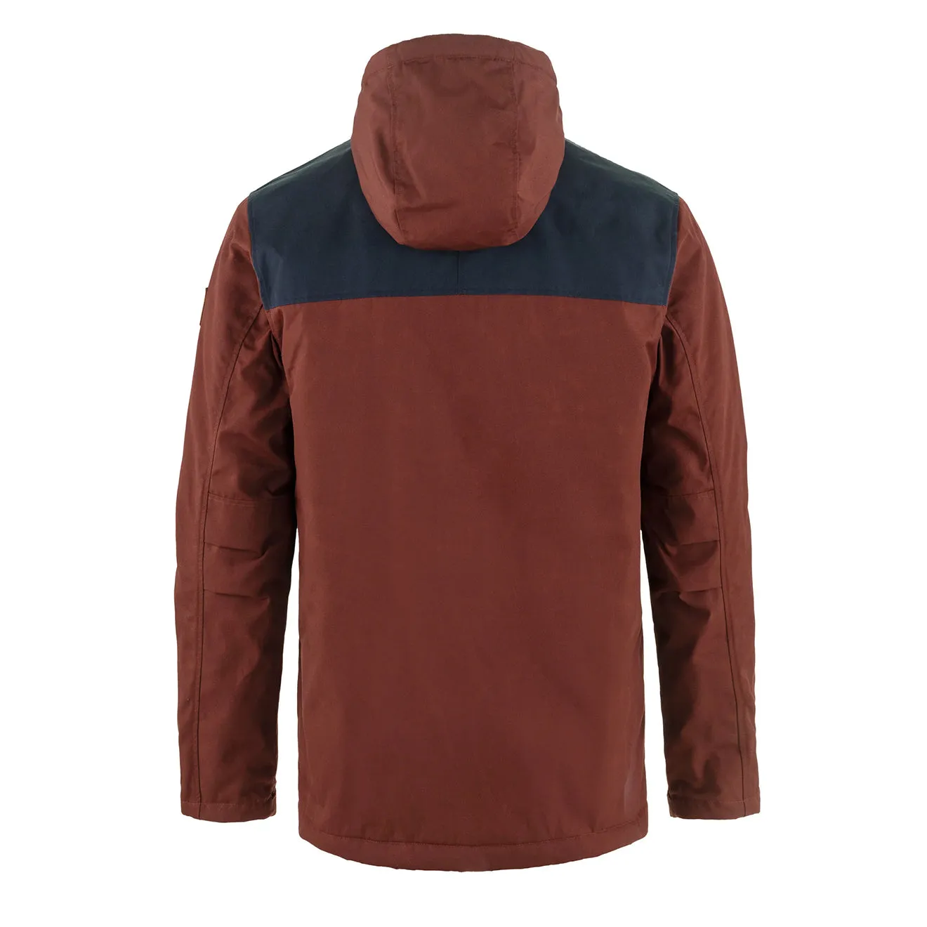 Fjällräven Grönland Winterjacke Kastanienbraun / Dunkelblau