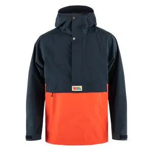Fjallraven Vardag Hydratic Anorak Dunkelblau / Flammenorange