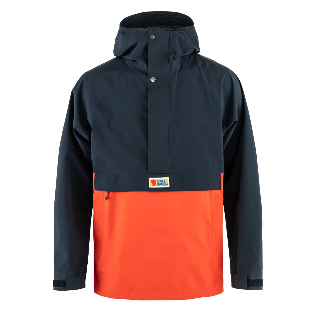 Fjallraven Vardag Hydratic Anorak Dunkelblau / Flammenorange