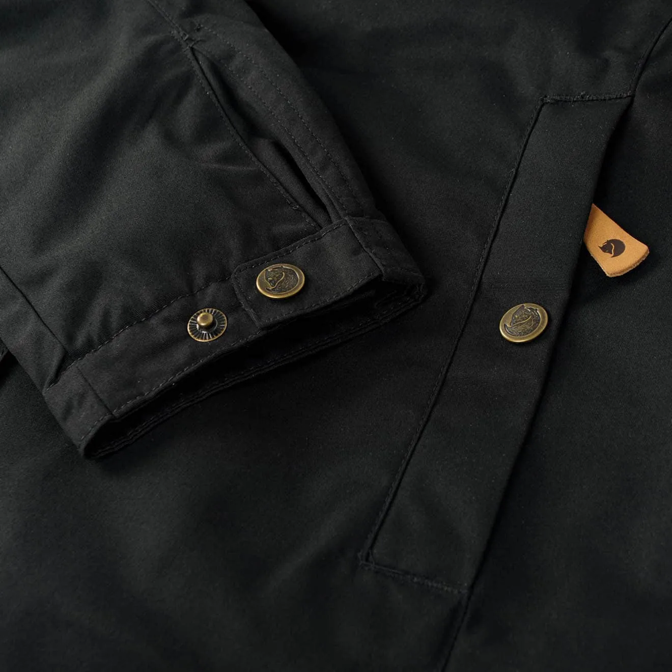 Fjallraven Damen Kiruna gefütterte Parka Schwarz