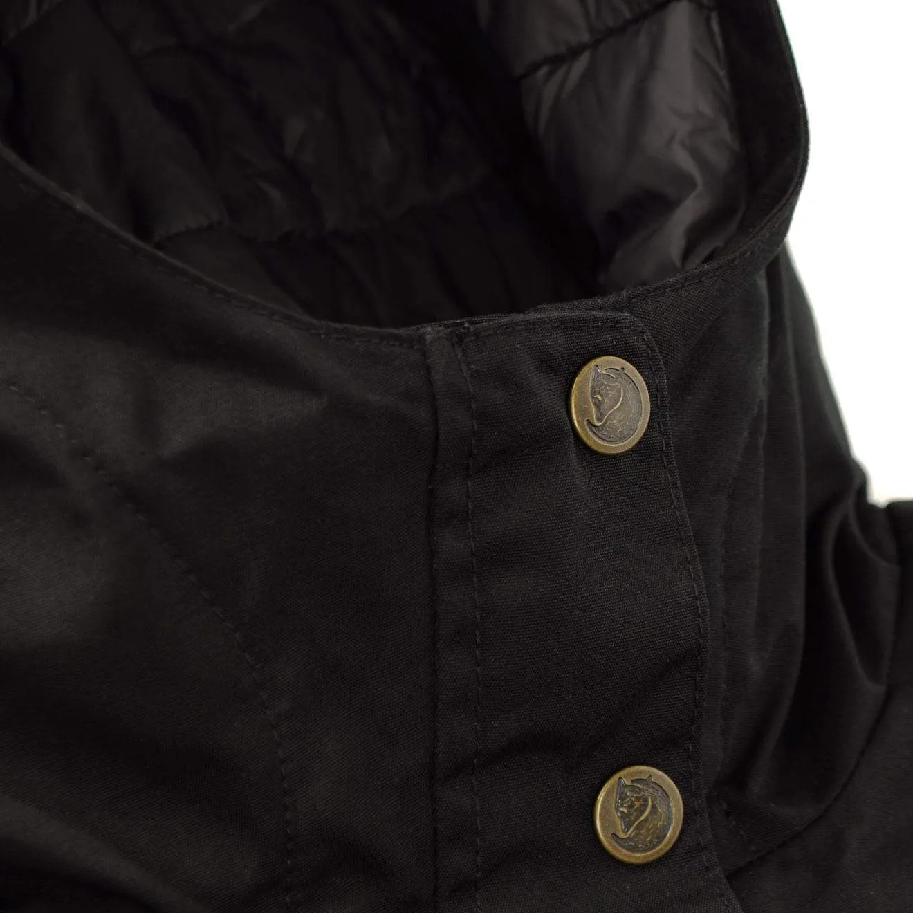 Fjallraven Damen Kiruna gefütterte Parka Schwarz
