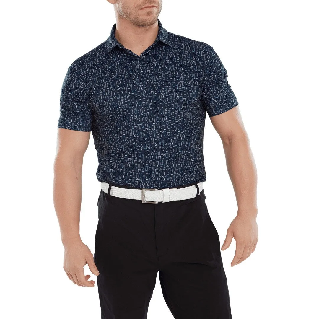 FootJoy Glasdruck Golf Polohemd 80038
