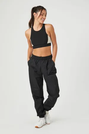 Forever 21 Damen Active Karo Jogginghose Schwarz Forever 21