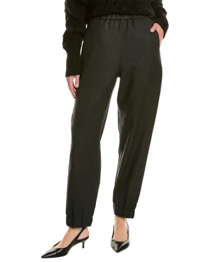GANNI Pull-On Wollmischhose