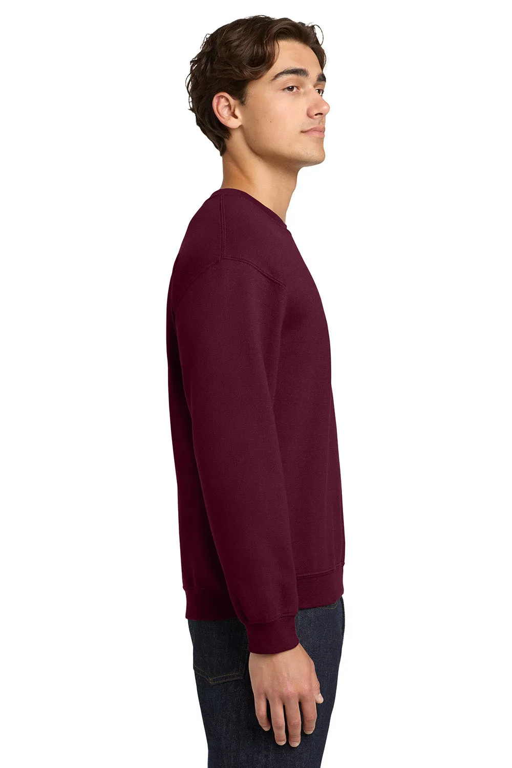Gildan Herren Fliesstoff-Fleece-Pullover mit Pillenresistenz - Kastanienbraun