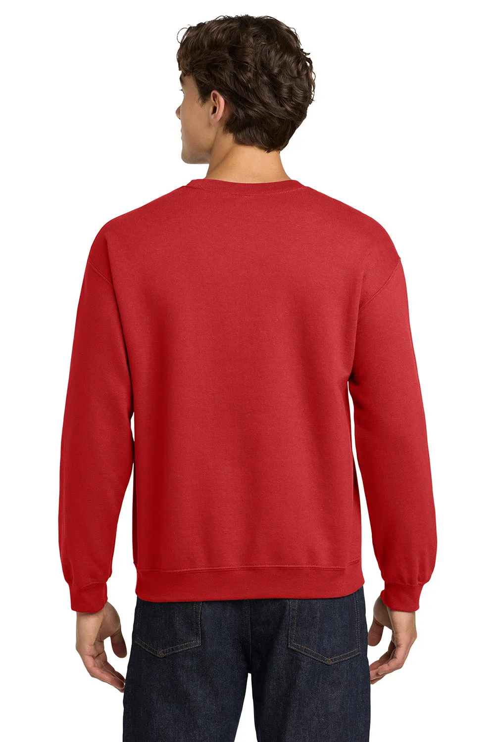 Gildan Herren Fleece Crewneck Sweatshirt mit Pillenresistenz - Rot