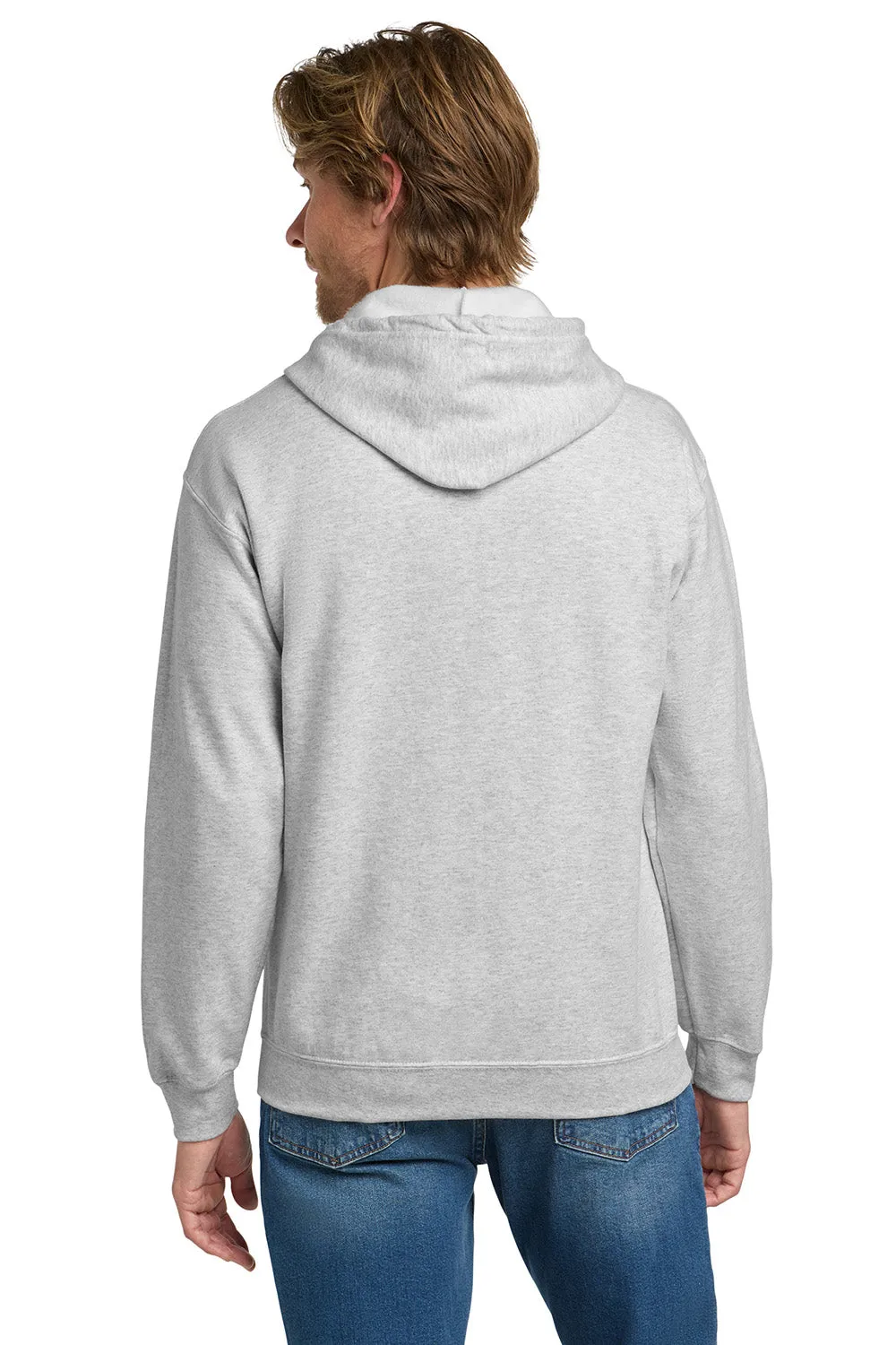 Gildan Herren Pill Resistant Kapuzenpullover mit Reißverschluss und Taschen - Aschgrau