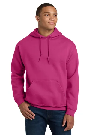Gildan Herren Kapuzenpullover mit pillenresistentem Stoff und Kangaroo-Tasche - Helikonienrosa