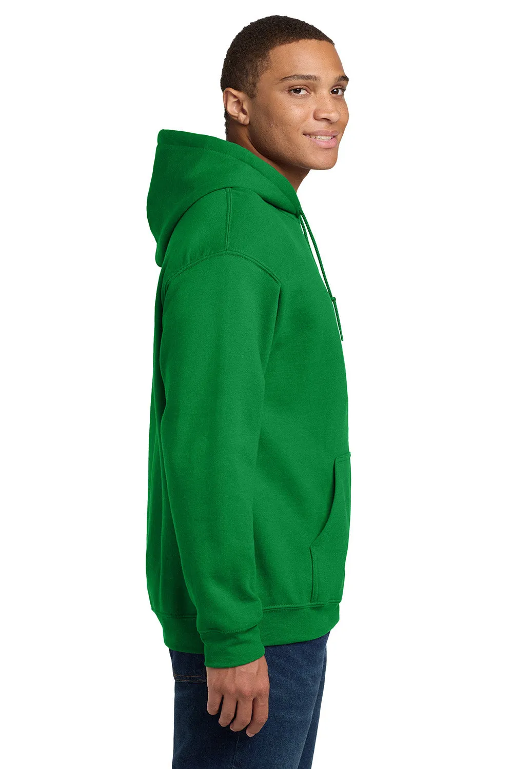 Gildan Herren Kapuzenpullover mit pillenresistentem Stoff und Kangaroo-Tasche - Irisgrün